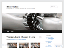 Tablet Screenshot of dinnerclubza.wordpress.com