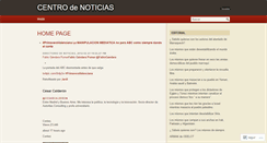 Desktop Screenshot of centrodenoticiasalternativas.wordpress.com