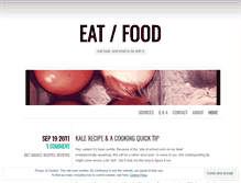 Tablet Screenshot of eatfoodrealfood.wordpress.com