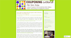 Desktop Screenshot of couponingcoterie.wordpress.com