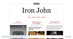 Desktop Screenshot of projectironjohn.wordpress.com