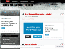 Tablet Screenshot of kravjunior.wordpress.com