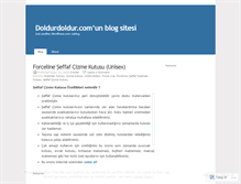 Tablet Screenshot of doldurdoldur.wordpress.com