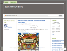 Tablet Screenshot of bluepiingu.wordpress.com