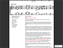 Tablet Screenshot of albumnotes.wordpress.com