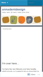 Mobile Screenshot of annadentdesign.wordpress.com