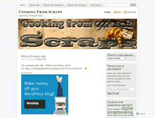 Tablet Screenshot of cookingfromscraps.wordpress.com