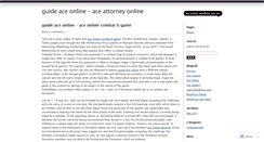 Desktop Screenshot of aceonline088.wordpress.com