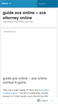 Mobile Screenshot of aceonline088.wordpress.com