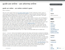 Tablet Screenshot of aceonline088.wordpress.com