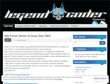 Tablet Screenshot of legendcoders.wordpress.com