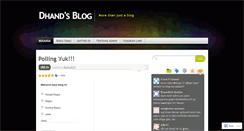 Desktop Screenshot of dhahnd371.wordpress.com