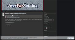 Desktop Screenshot of jewsfornothing.wordpress.com