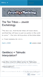 Mobile Screenshot of jewsfornothing.wordpress.com