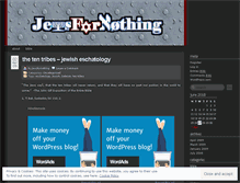 Tablet Screenshot of jewsfornothing.wordpress.com