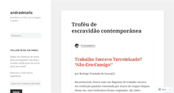 Desktop Screenshot of andradetalis.wordpress.com