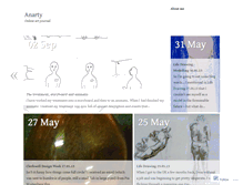 Tablet Screenshot of anartyblog.wordpress.com