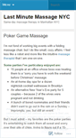 Mobile Screenshot of lastminutemassagenyc.wordpress.com