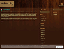 Tablet Screenshot of lovike.wordpress.com