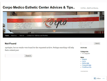 Tablet Screenshot of corpocenter.wordpress.com
