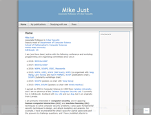 Tablet Screenshot of justmikejust.wordpress.com