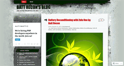 Desktop Screenshot of battrecon.wordpress.com