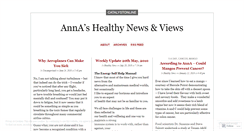Desktop Screenshot of healthynewsandviews.wordpress.com