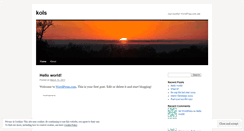 Desktop Screenshot of kolsgump.wordpress.com