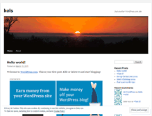 Tablet Screenshot of kolsgump.wordpress.com