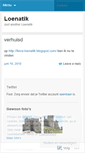 Mobile Screenshot of loenatik.wordpress.com