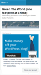 Mobile Screenshot of greentheworld.wordpress.com