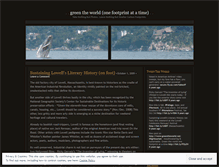 Tablet Screenshot of greentheworld.wordpress.com