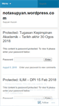 Mobile Screenshot of notasupyan.wordpress.com