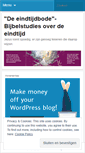 Mobile Screenshot of eindtijdbodebijbelstudies.wordpress.com