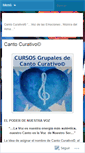 Mobile Screenshot of cantocurativo.wordpress.com