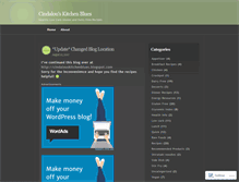 Tablet Screenshot of cindalou.wordpress.com