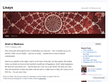 Tablet Screenshot of lisays.wordpress.com