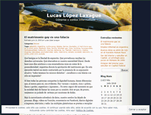 Tablet Screenshot of lucaslopezlaxaguenm.wordpress.com