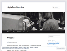 Tablet Screenshot of digitalmedianotes.wordpress.com