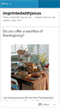 Mobile Screenshot of imprintedwithjesus.wordpress.com