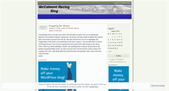 Desktop Screenshot of mccalmontracing.wordpress.com