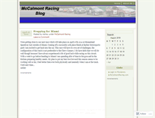 Tablet Screenshot of mccalmontracing.wordpress.com