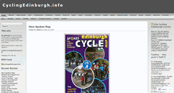 Desktop Screenshot of cyclingedinburgh.wordpress.com