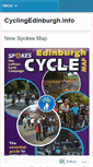 Mobile Screenshot of cyclingedinburgh.wordpress.com