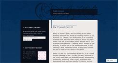 Desktop Screenshot of cafelogos.wordpress.com