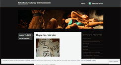Desktop Screenshot of ketzalkoatlcultura.wordpress.com