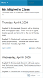 Mobile Screenshot of mrmitchellsclass.wordpress.com