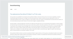 Desktop Screenshot of lorenhenning.wordpress.com