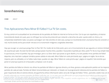 Tablet Screenshot of lorenhenning.wordpress.com