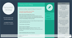 Desktop Screenshot of hacky1432.wordpress.com